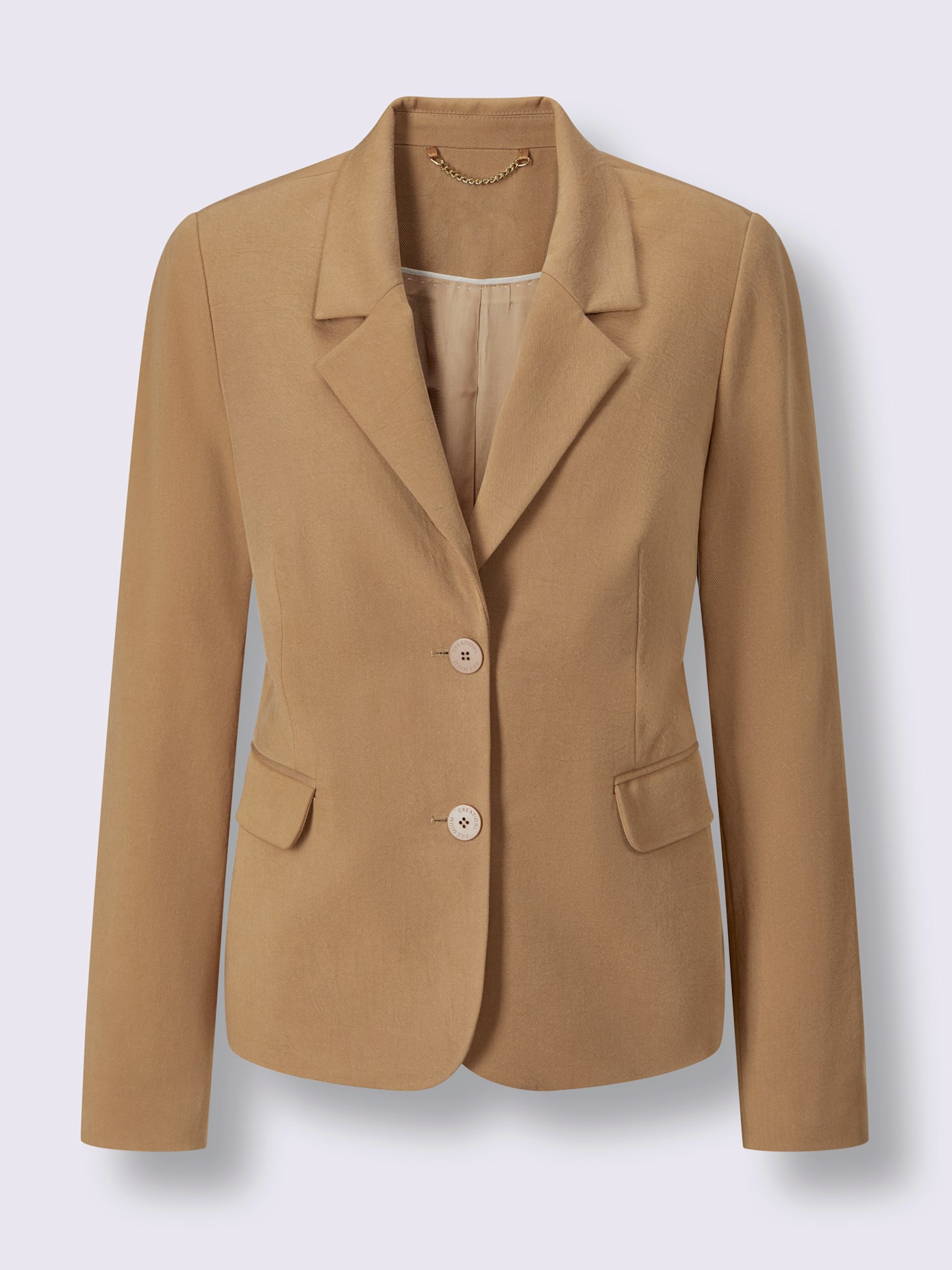 Blazer en lyocell et coton mélange coton et lyocell de qualité