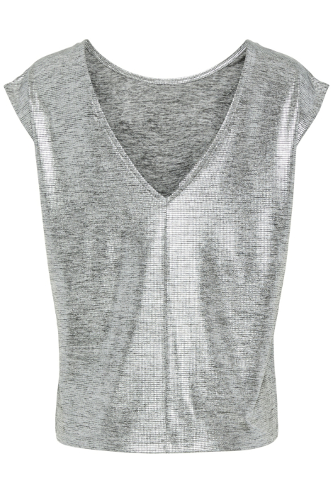 Pieces zilveren dames t-shirt