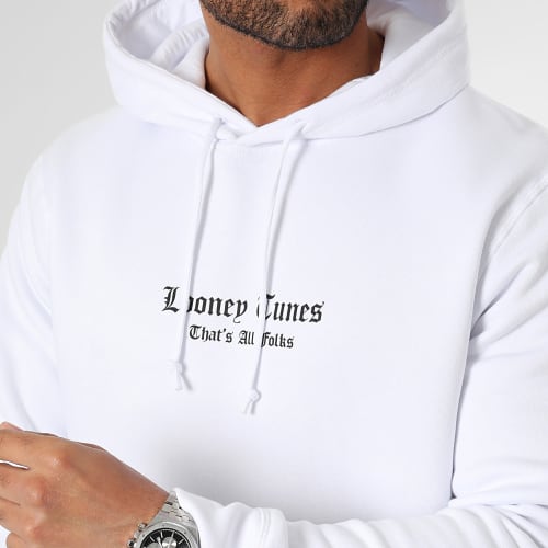 Sweat Capuche Coyote Graff Blanc
