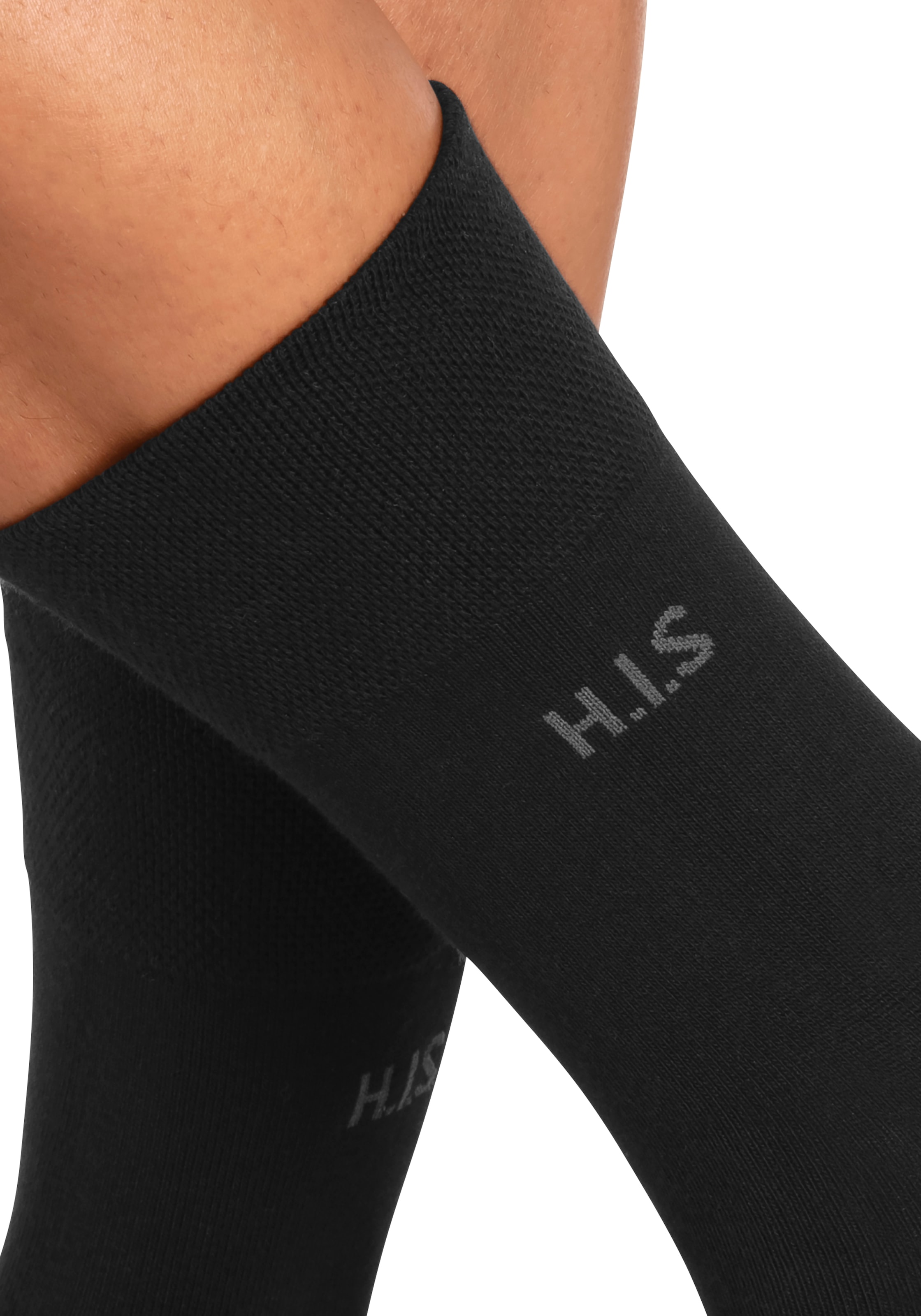 H.I.S Socken Packung, 12 Stk. tlg. ohne einschneidendes Gummi