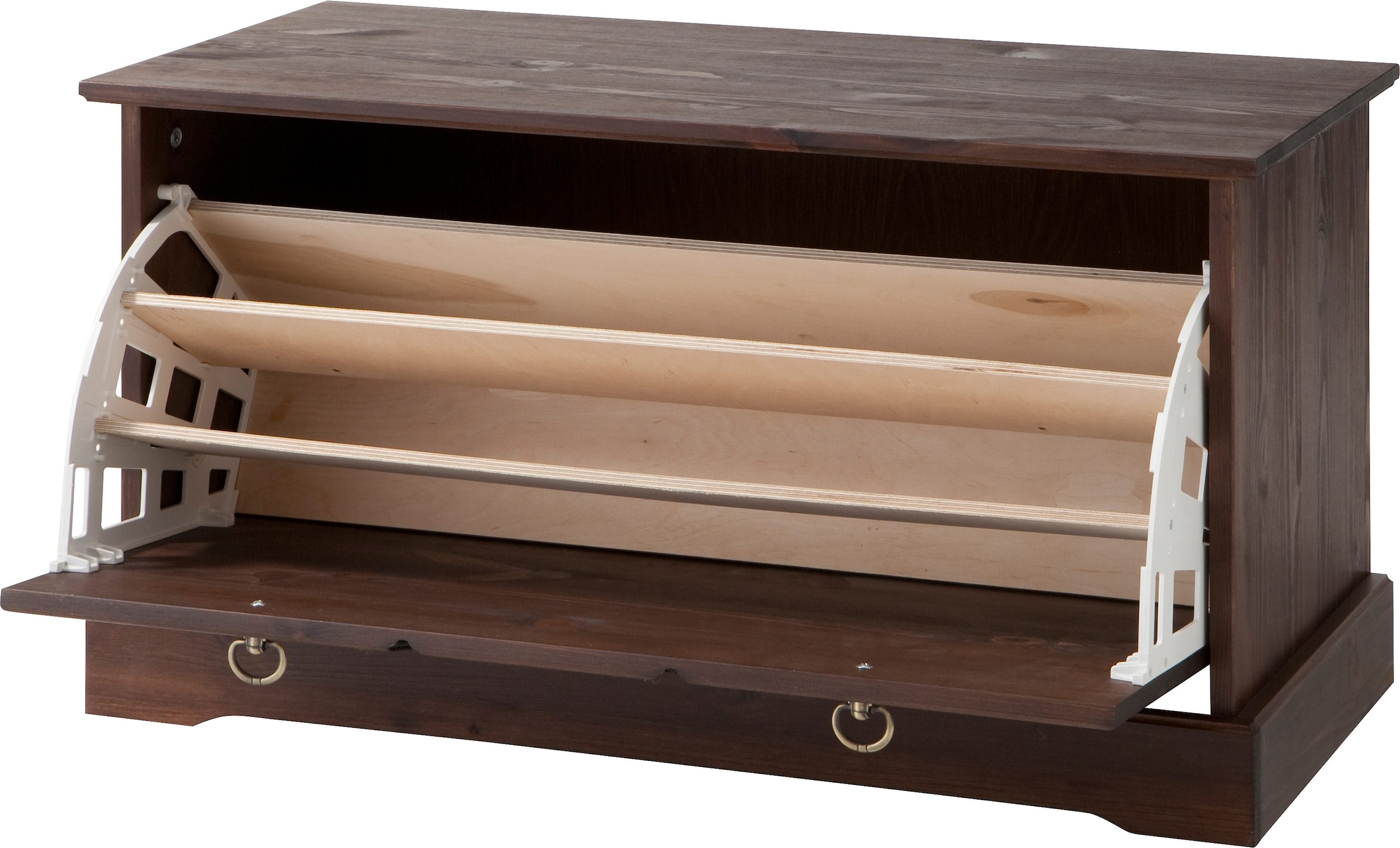 Home affaire Schuhtruhe »Klera« Breite 81 cm, aus massiver Kiefer, FSC®-zertifiziert