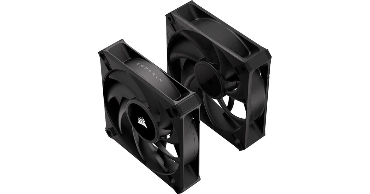 CorsairRS120 MAX Thick case fan  (Zwart, 120 x 120 x 30 mm, PWM)