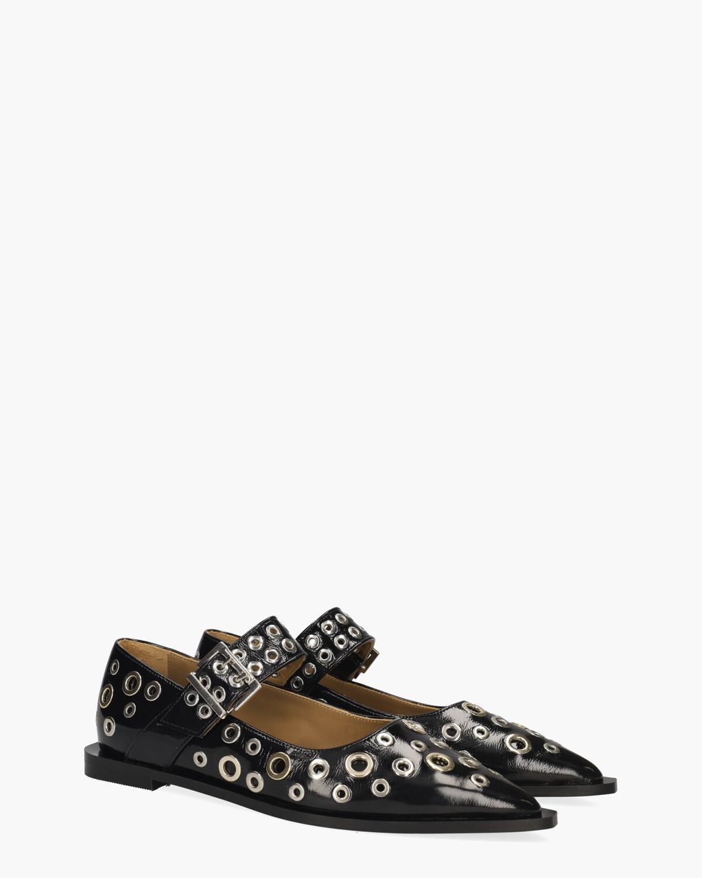 Toral Cher Zwart Damesballerina's