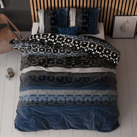 Dekbedovertrek Scanda - Navy
