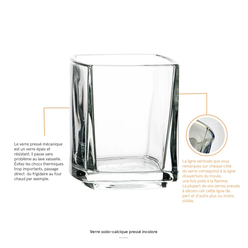 Lot de 6 mises en bouche 10cl, KUBE La Rochère