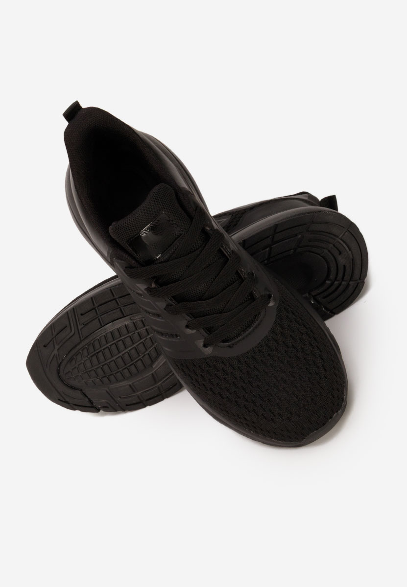 Baskets pour hommes noirs Olivyu