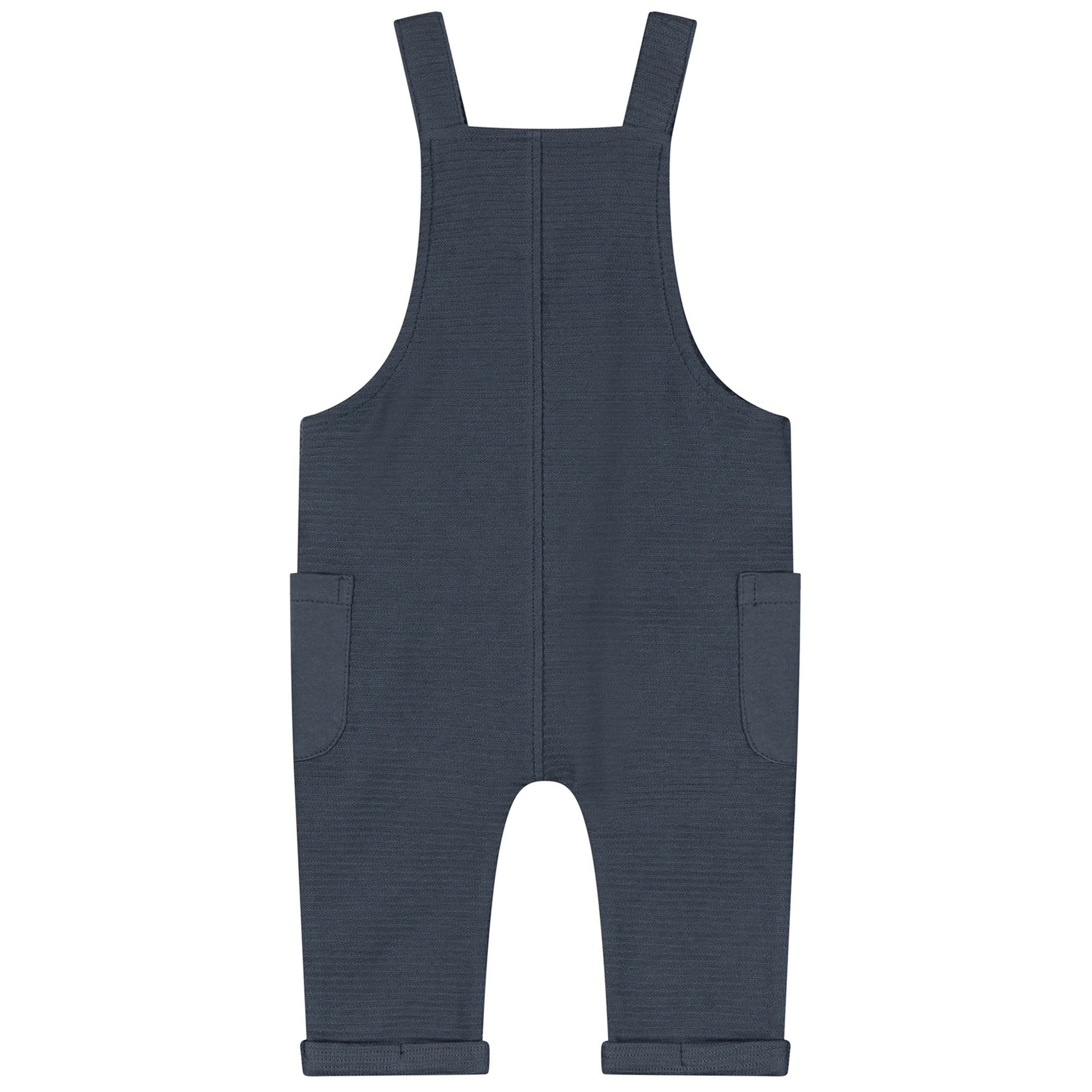Prénatal baby tuinpak mouwloos effen denim