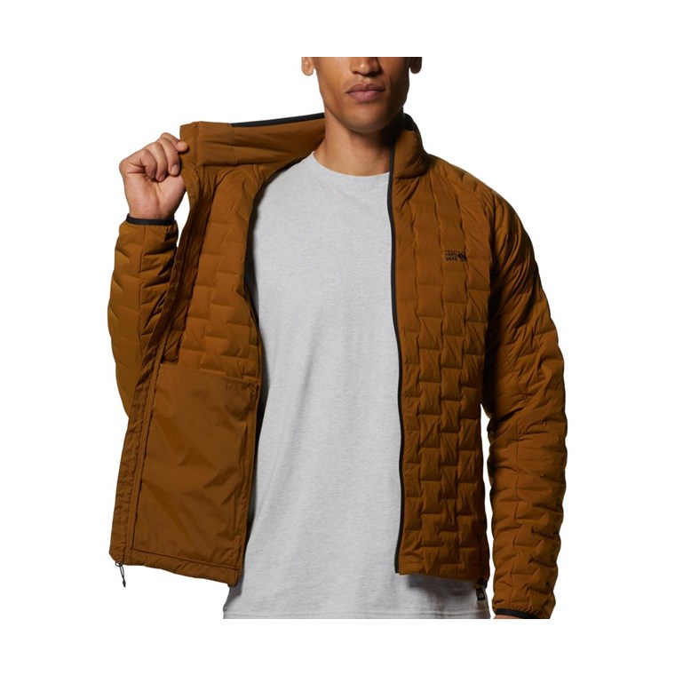 Mountain Hardwear Stretchdown Light Jacket Men Golden Brown