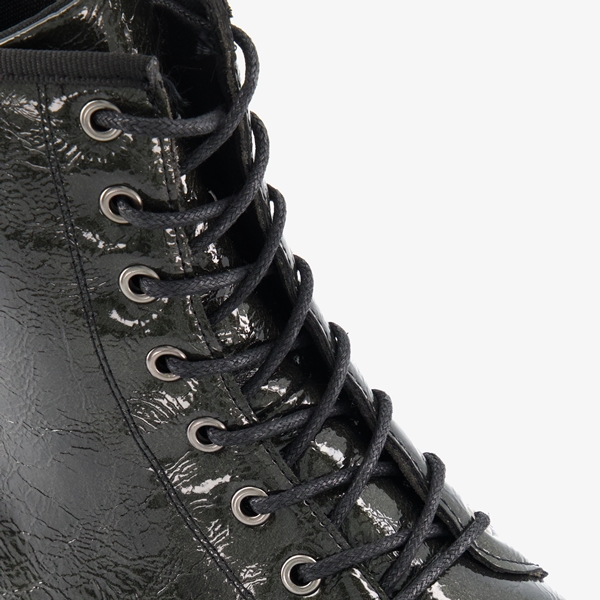 Blue Box dames lak veterboots