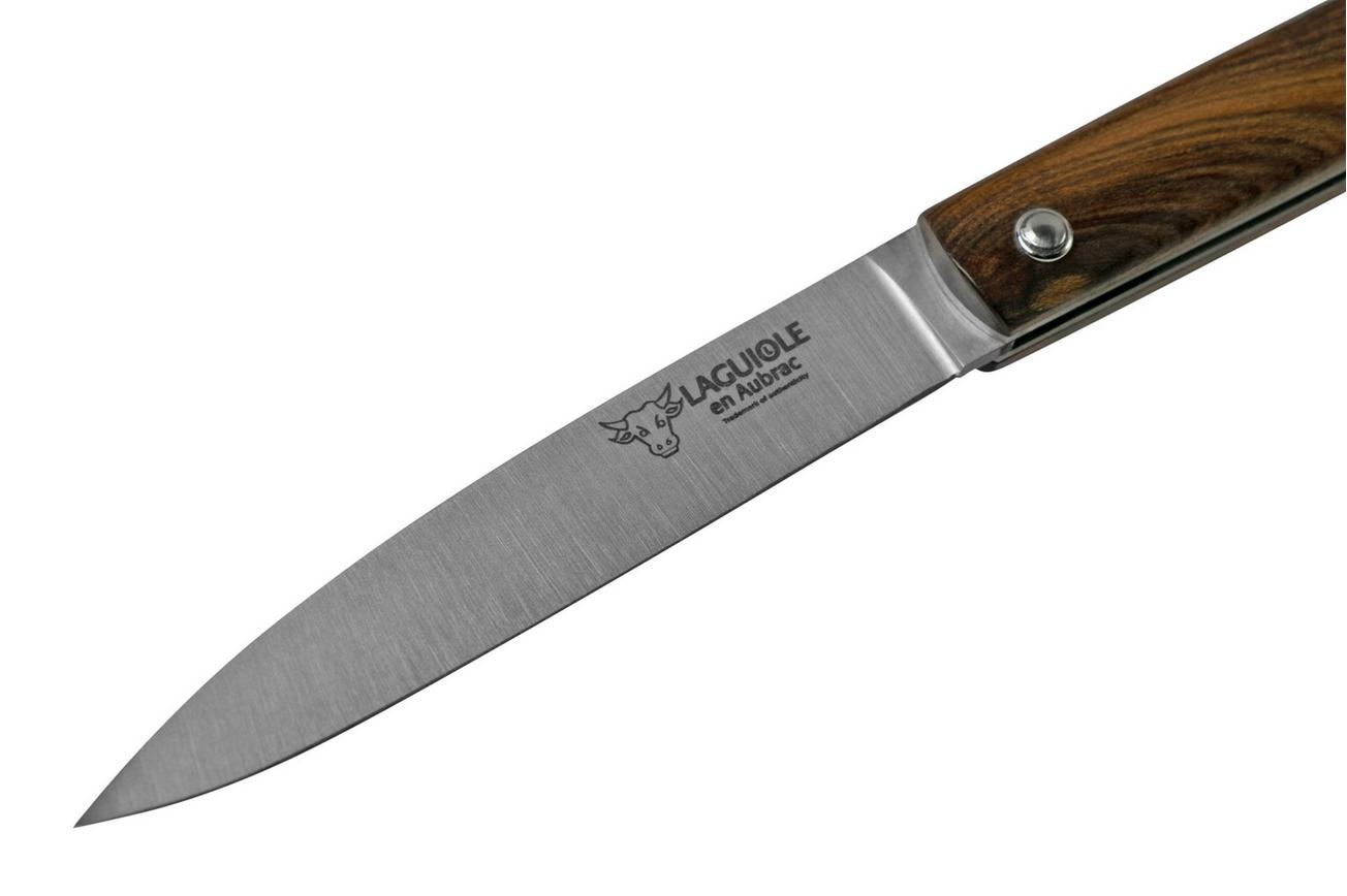 Laguiole en Aubrac Capucin Pistachio L0510CPI pistachehout, zakmes, 10 cm