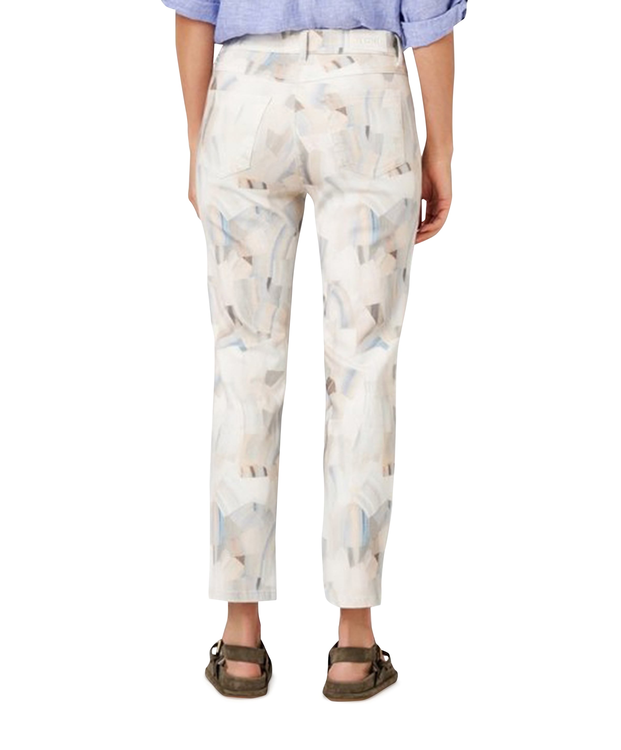 Toni be loved 7/8 dames broek blauw