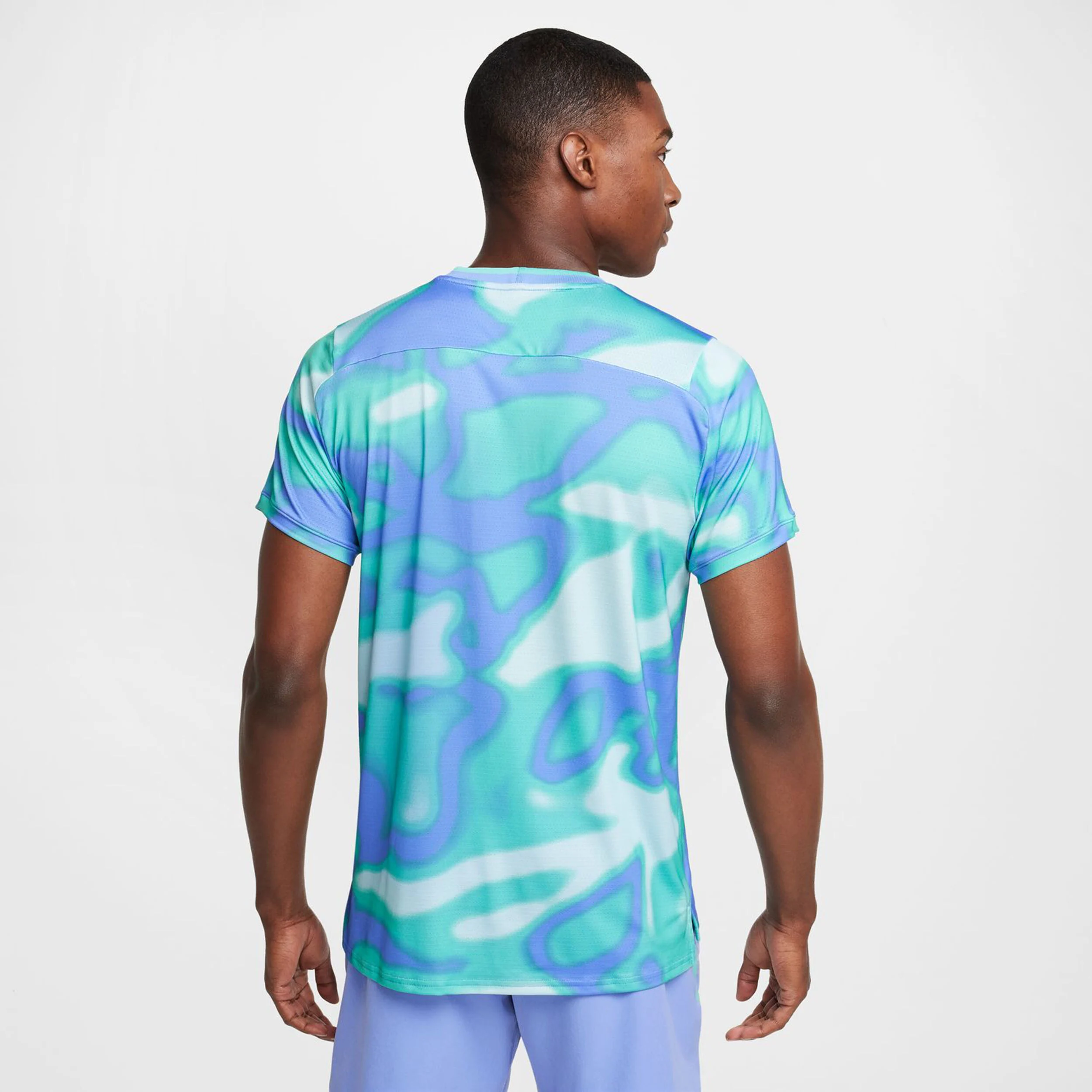 Nike Court Dri-Fit Advantage Print T-shirt Hommes - Multicouleur
