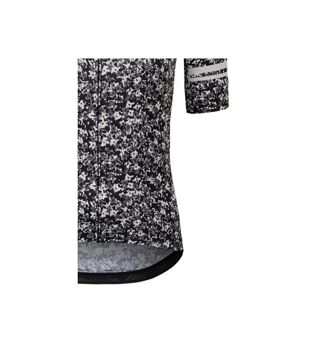 AGU Mini Flower Essential Fietsshirt Korte Mouwen Zwart Dames