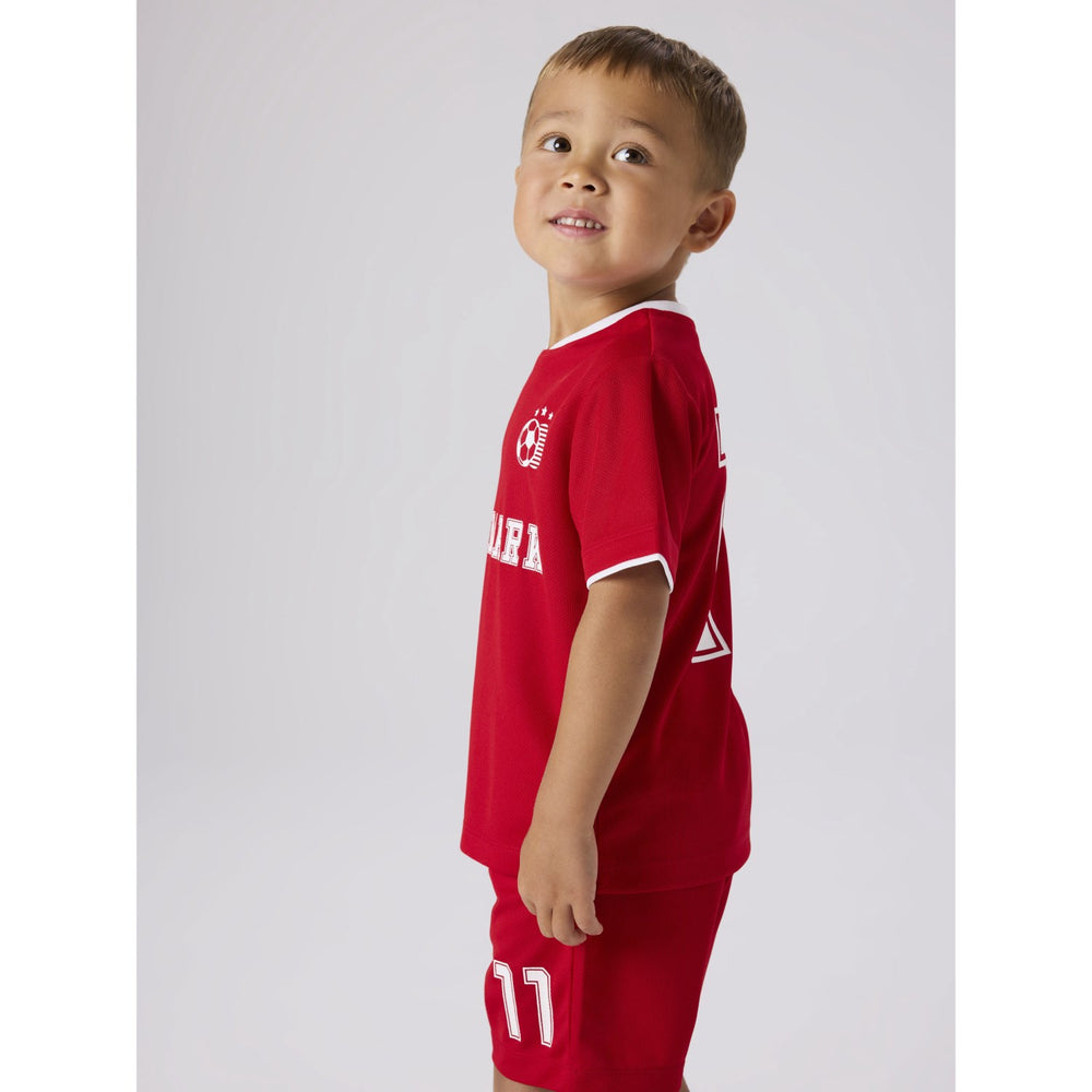 Køb Name It True Red Nmnhiteam Shorts Sæt