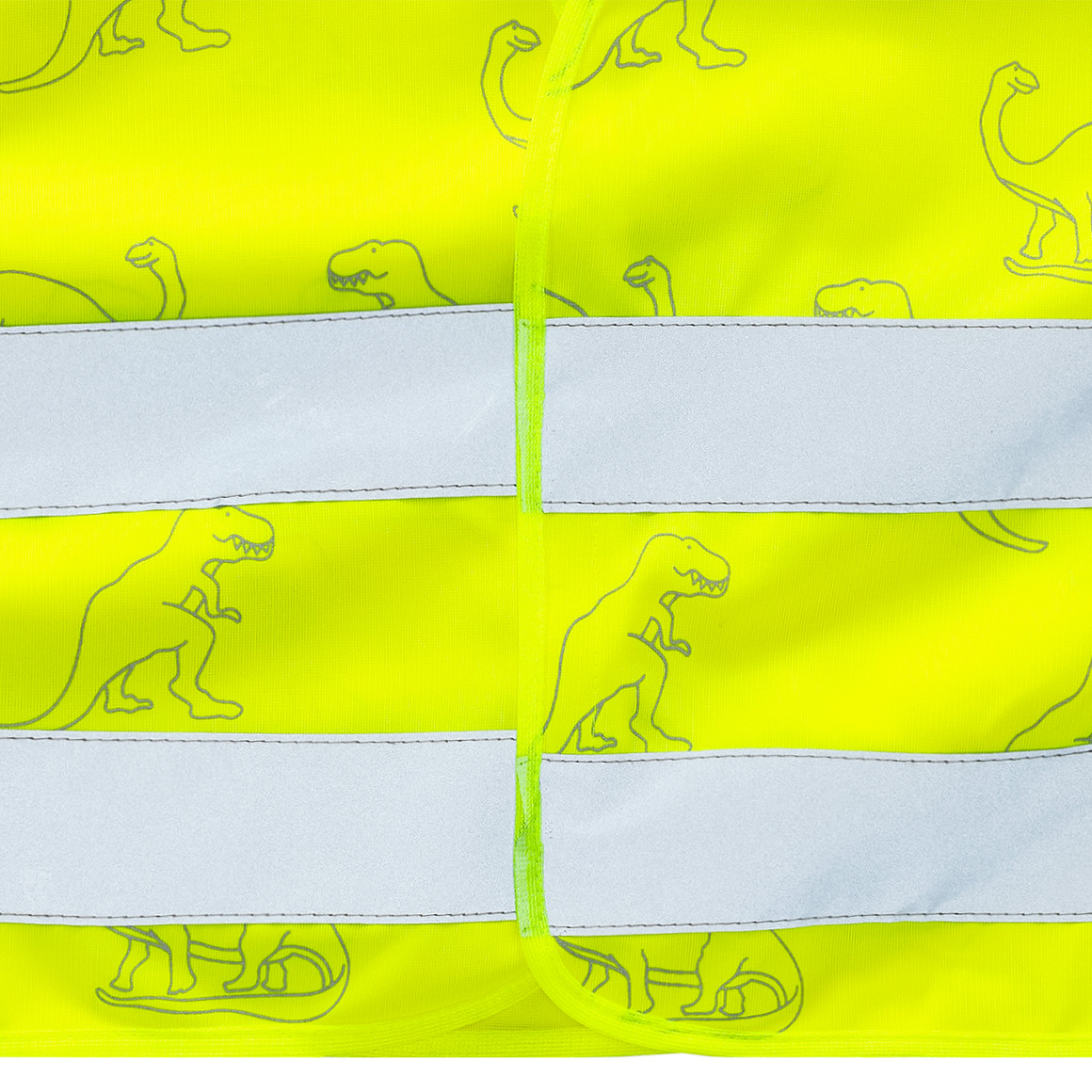 Topolino Jungen Warnweste mit Dino-Allover neongelb