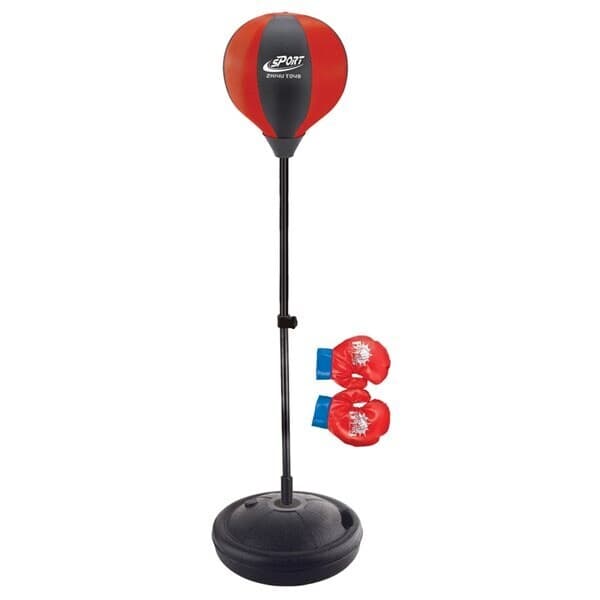 Boksebold 102 cm, med handsker, for børn