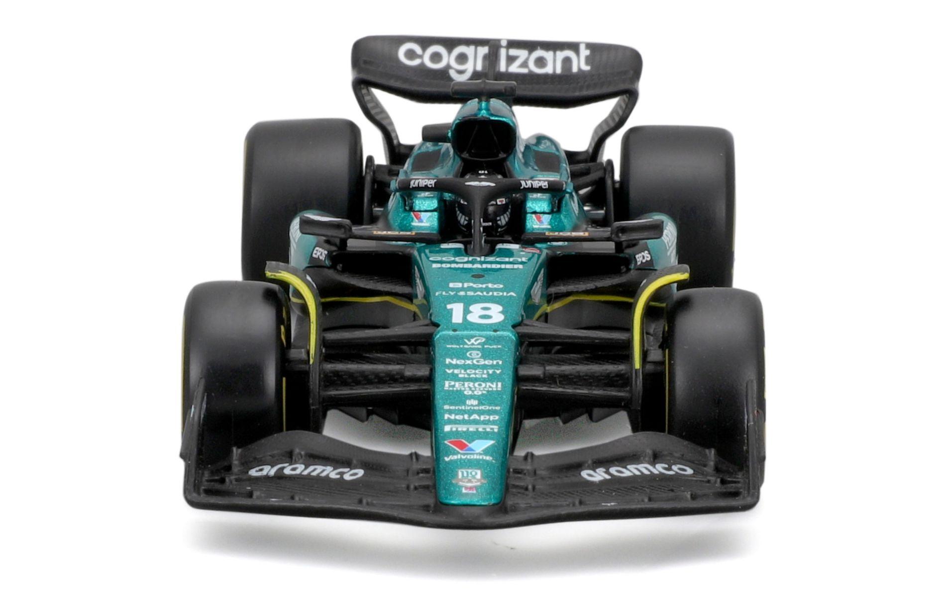 Aston Martin F1 AMR23 Stroll 2023 1:43Sammlermodell im Massstab 1:43