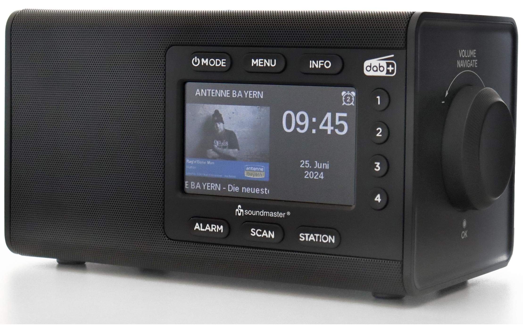 DAB+ Radio DAB900SW SchwarzDAB+ Radio mit grossem Farbdisplay