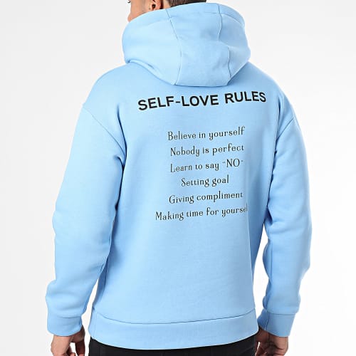 Sweat Capuche Bleu Ciel