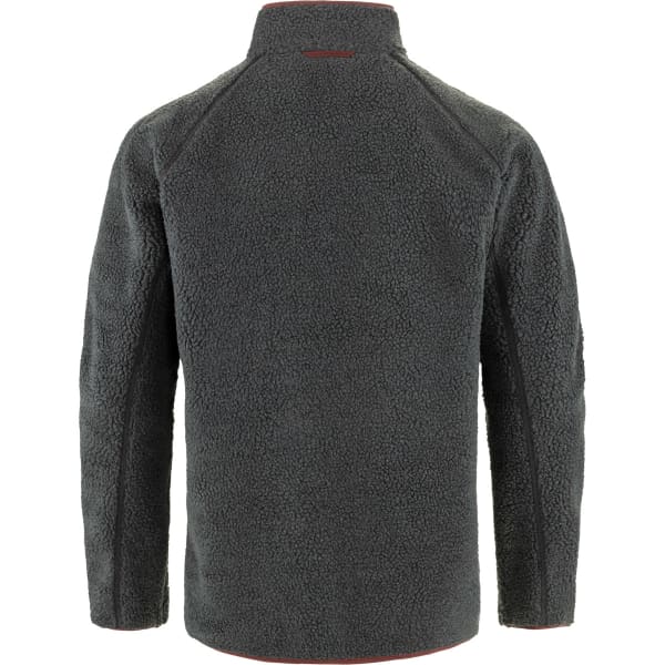 Veste polaire randonnée FJALLRAVEN VARDAG PILE FLEECE M DARK GREY-MAROON