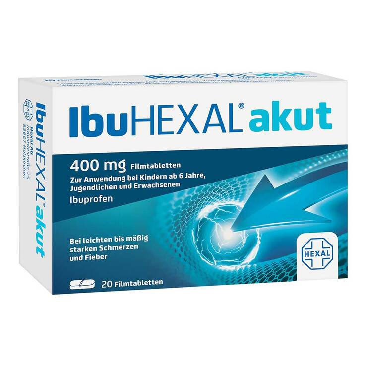 IbuHexal akut 400 mg Filmtabletten, 20 St