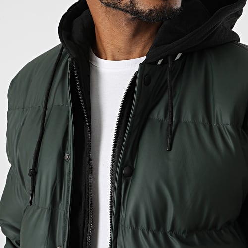 Veste Capuche Vert Kaki
