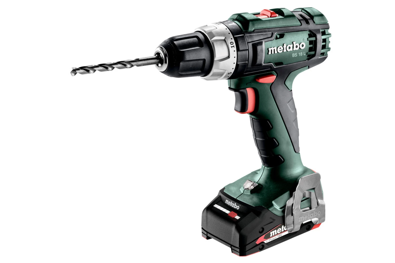 Metabo BS 18 L 18V Li-Ion accu boor-/schroefmachine set (2x 2.0Ah accu) in metaBOX