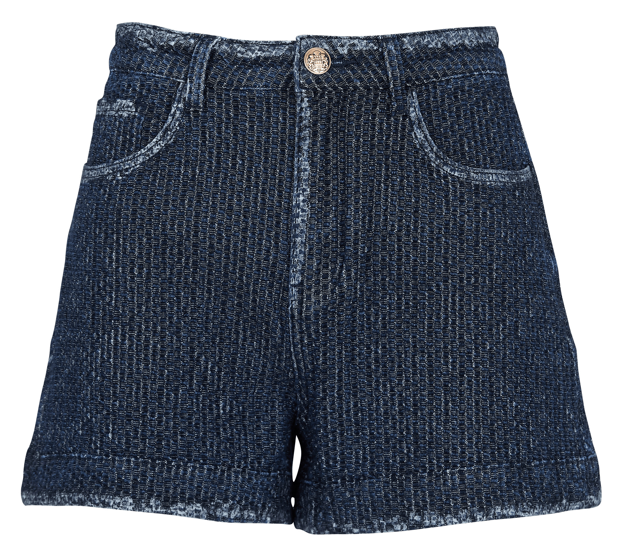 KENY - Short droit en coton| Bleu