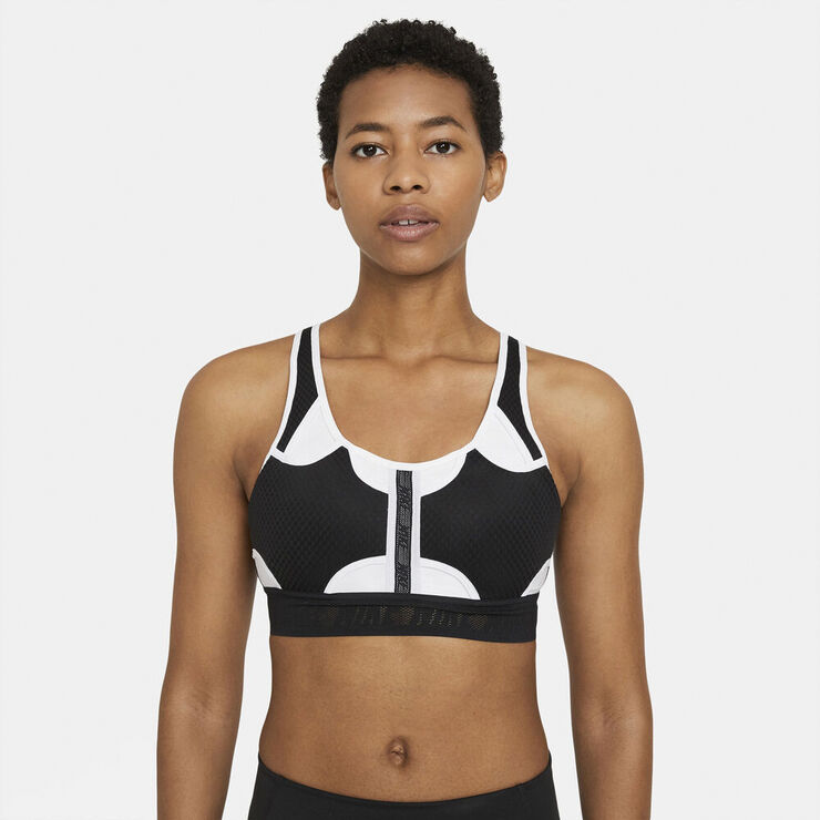 Nike Swoosh UltraBreathe Medium-Support sports bh Sort