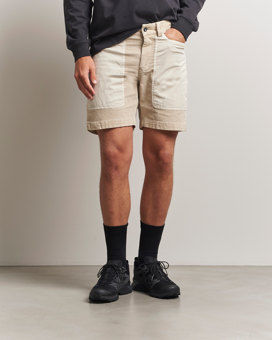 Sail Racing Blocked Corduroy Shorts Feather Grey