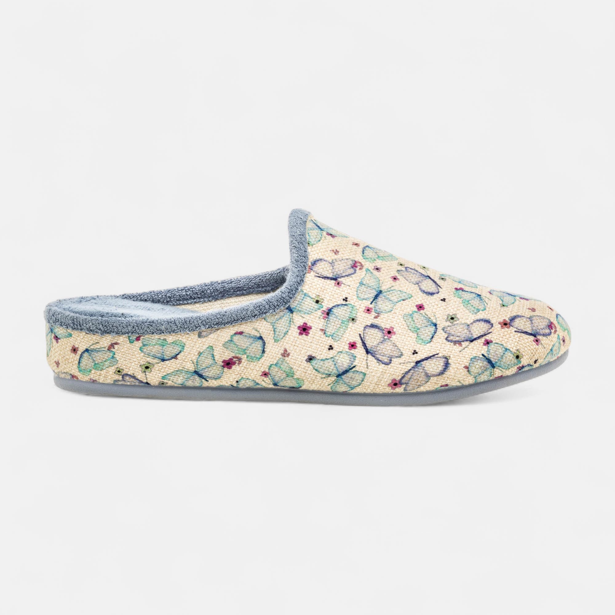 Pantoufles mules Femme bleu