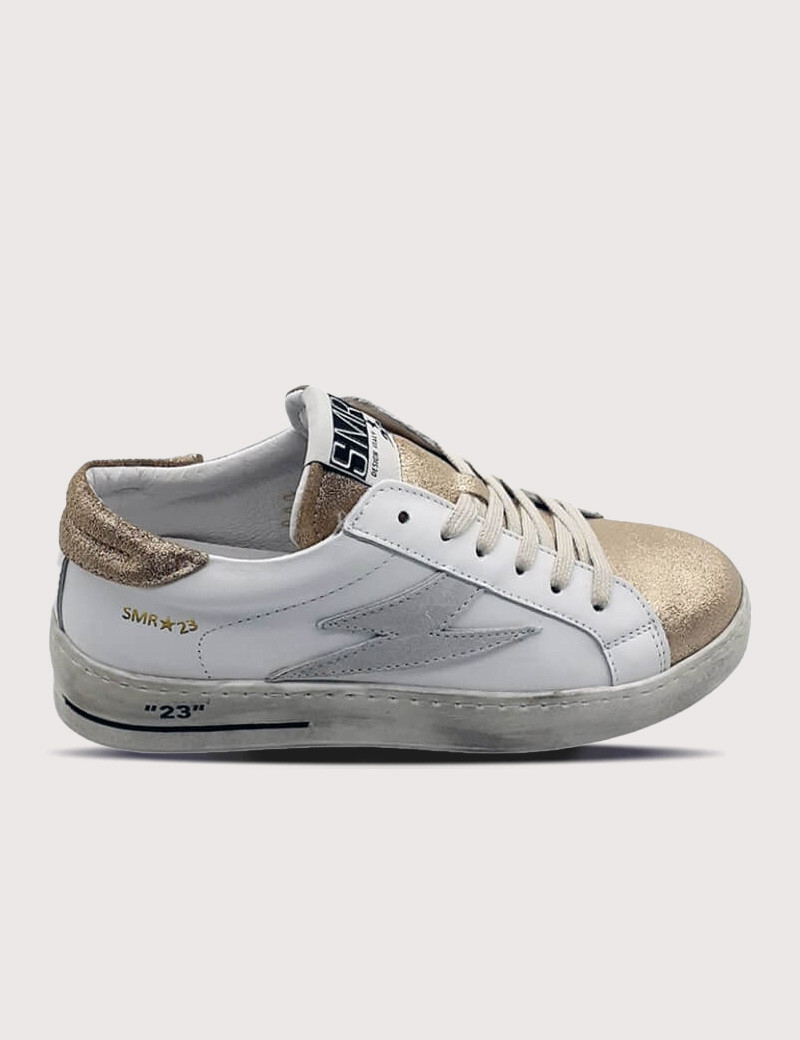 SEMERDJIAN BASKET CATRI BASSE WHITE/GOLD 4913