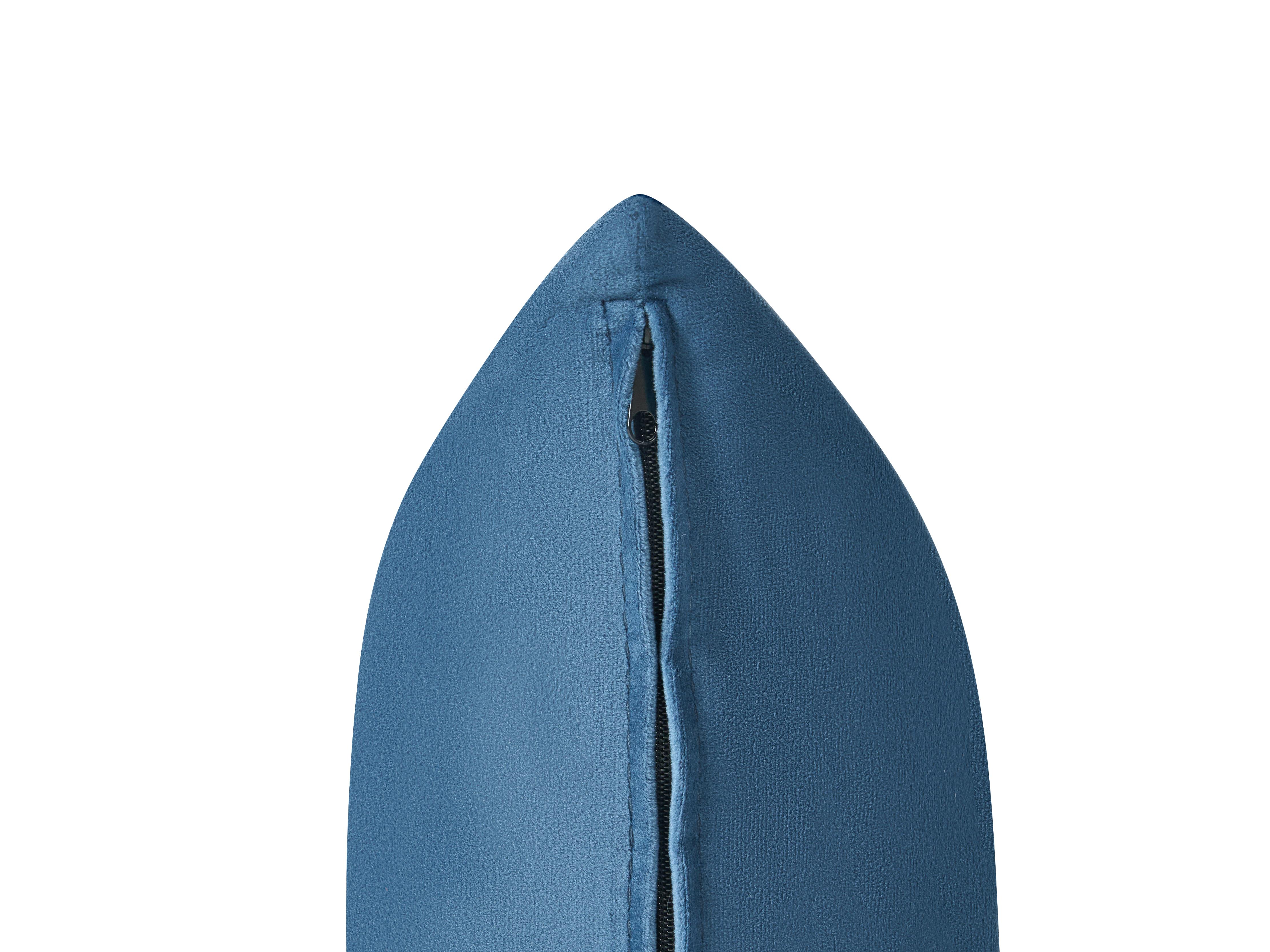 Slaapbank 3-zits EGGE Fluweel Blauw