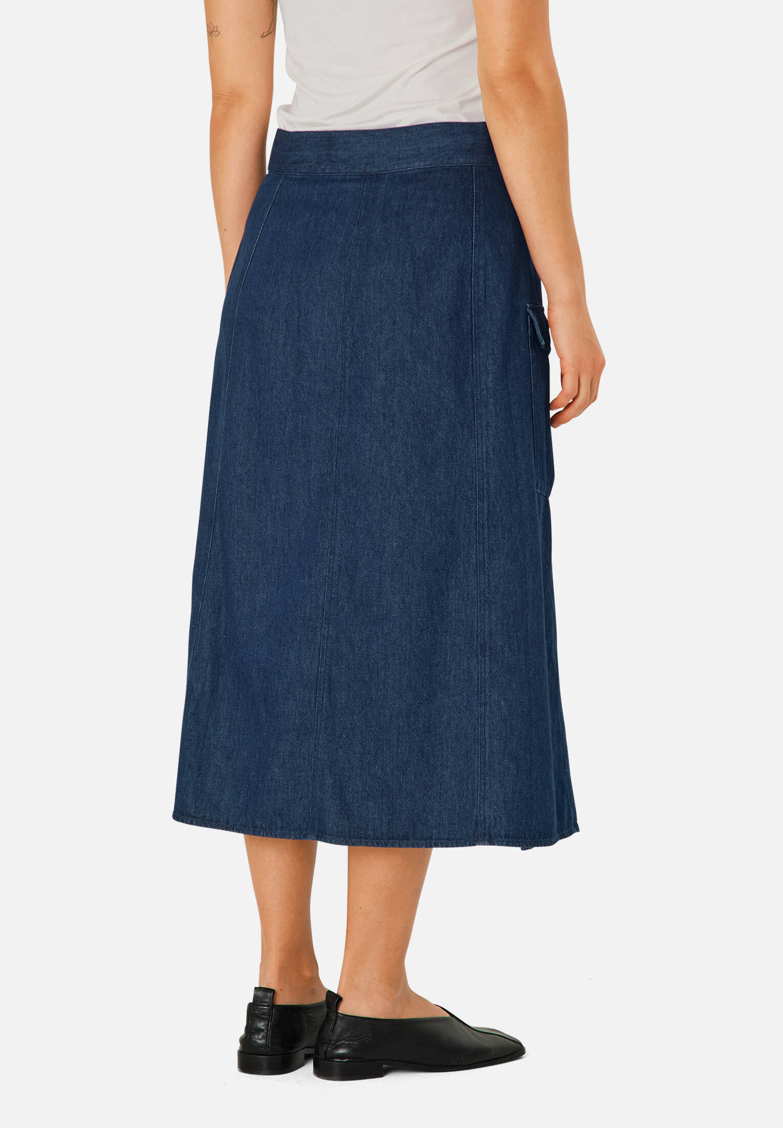 MASAI| Damen Midi Jeansrock MaSanchia