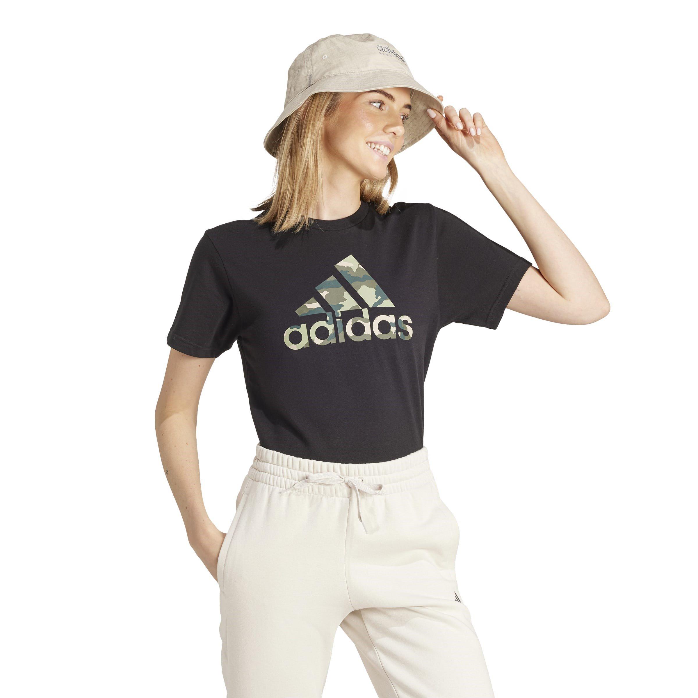 adidas Camo Graphic T Shirt Womens