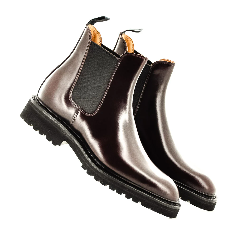 CROCKETT AND JONES - POPPY CAVALRY BURGUNDY