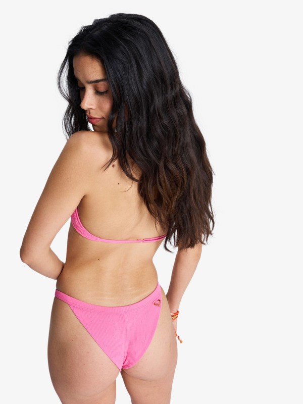 Roxy Paradise Cheeky Bas de bikini culotte brésilienne Rose Femme