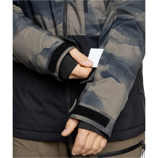 Veste de ski QUIKSILVER MISSION PRINTED BLOCK JK MOUNTAIN SPRAY CANTEEN