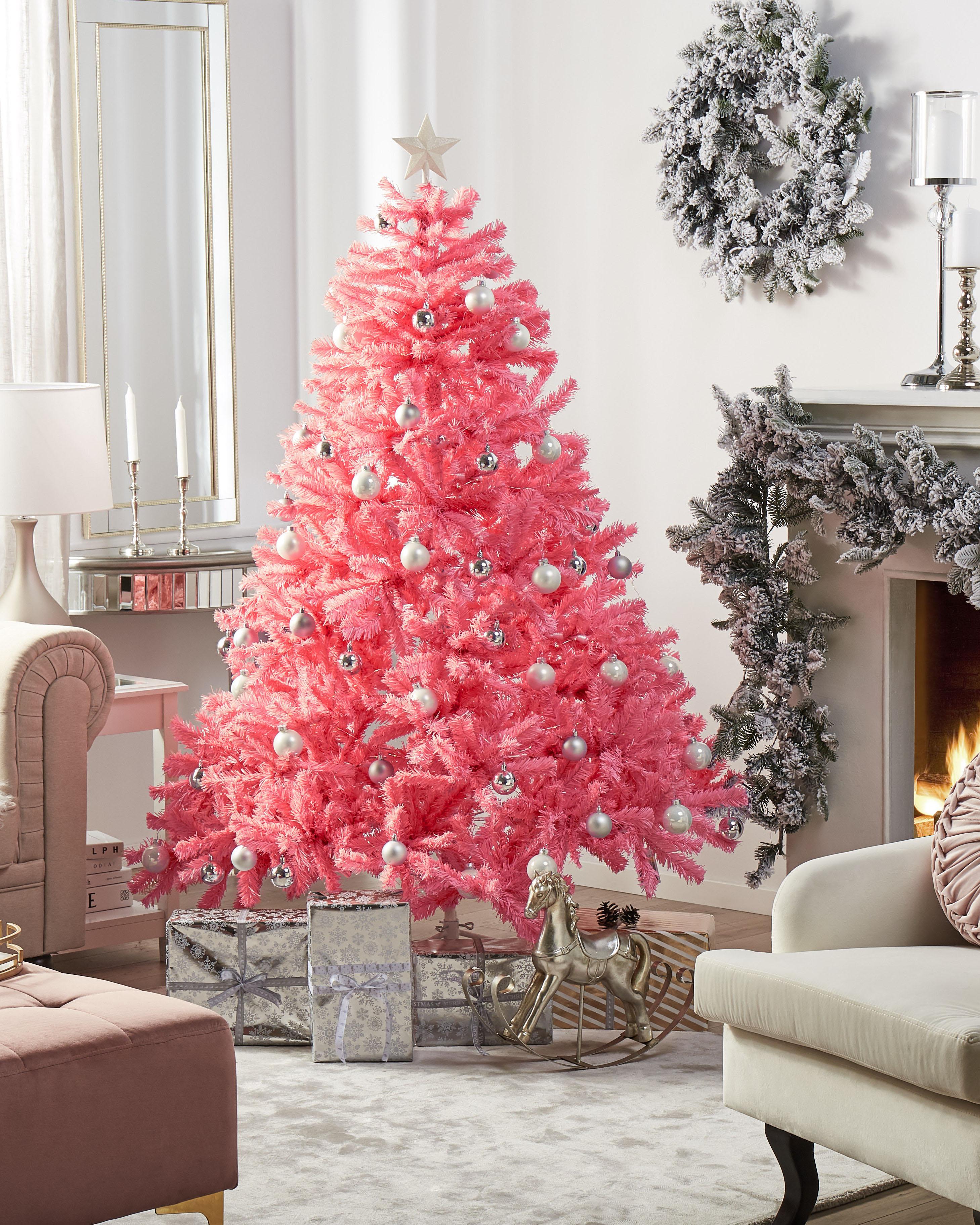 Kunstkerstboom FARNHAM 180 cm Roze