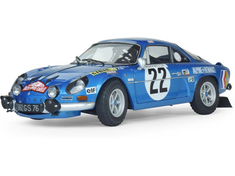 IXO Models Premium Kit Renault Alpine A110 Rally (WB) 1:8 Detailgetreuer Standmodellbausatz im Massstab 1:8
