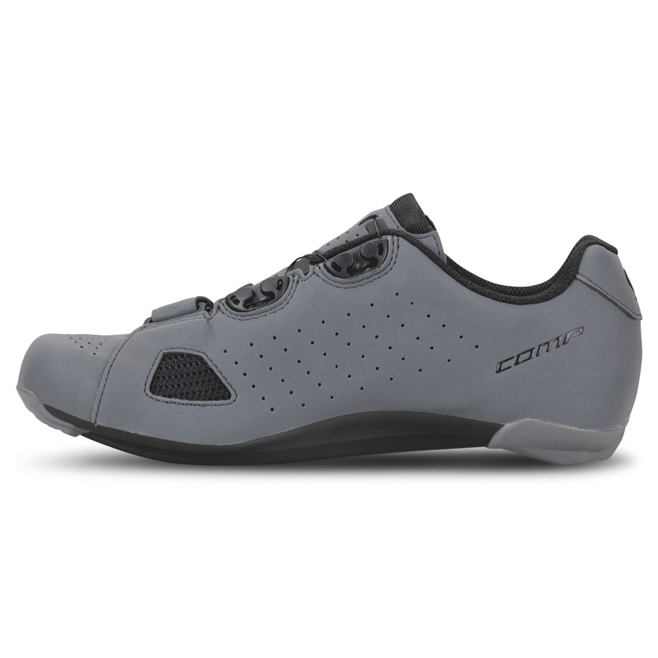Scott Comp Boa Landevejssko Til Kvinder Grey Reflective/Black
