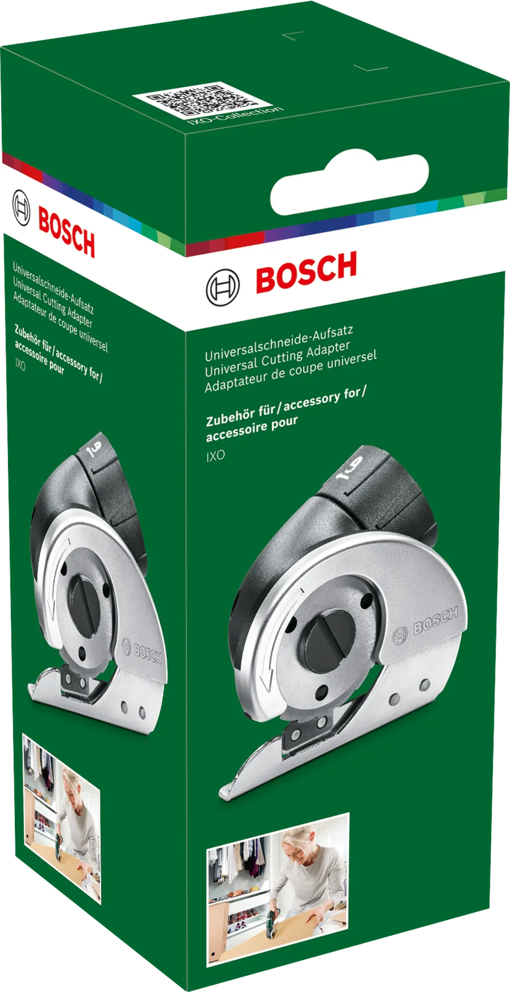 Bosch Home & Garden  IXO Schneideaufsatz    Universeller Schneideaufsatz mit selbstschärfender Klinge