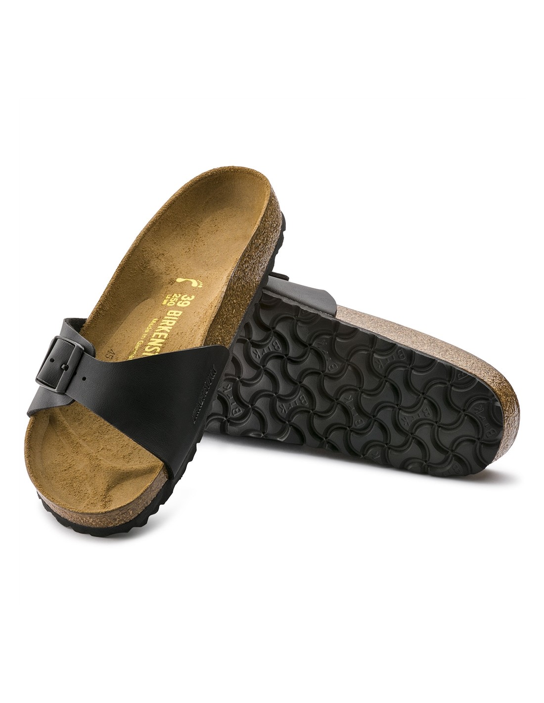 birkenstock Claquettes homme madrid noir