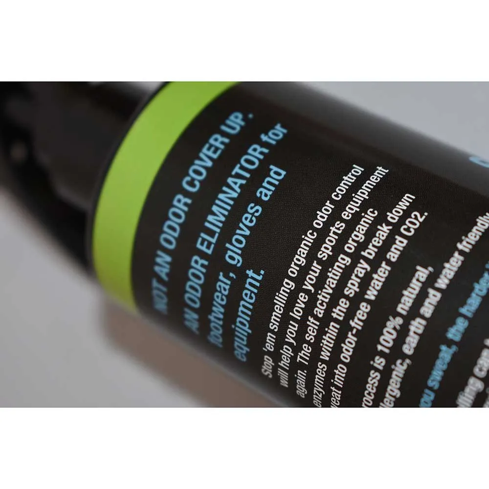 Glove glu Stop 'em Smelling Spray Removedor de Odores Orgânico para Sapatos, Luvas e Mais com Mau Cheiro 250ml