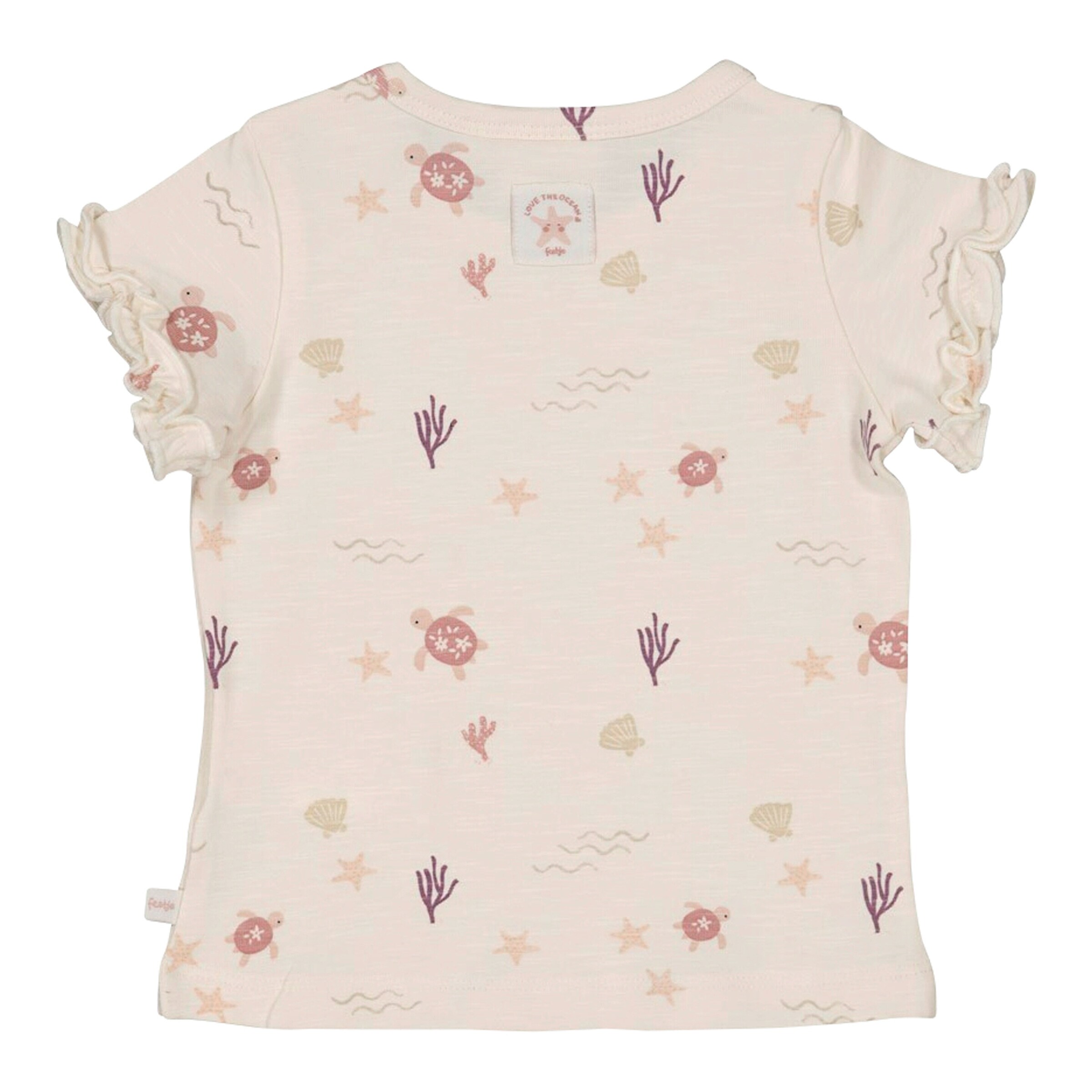 Feetje T-Shirt Ocean natur/rosa