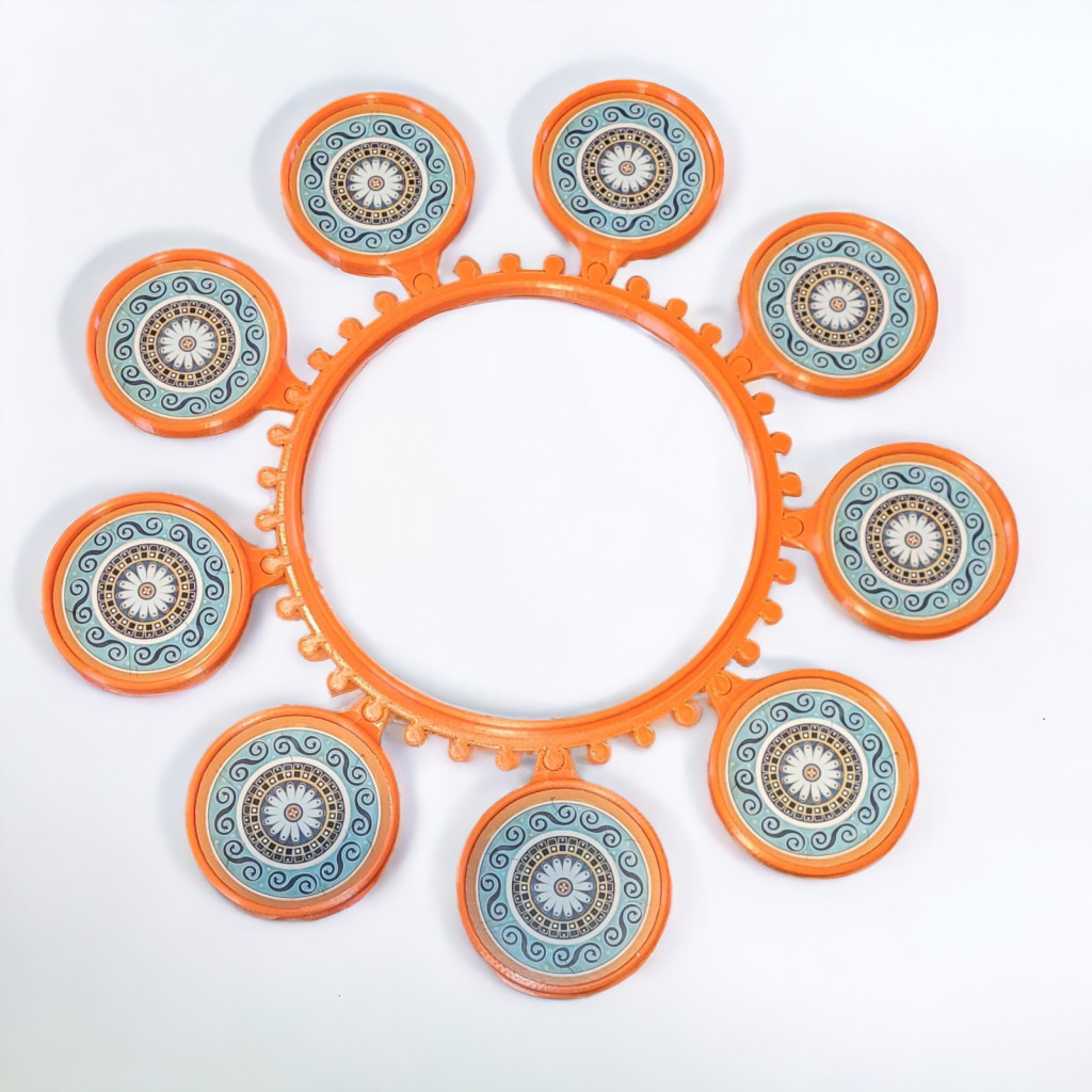 Organisateur de tuiles pour Azul - Orange