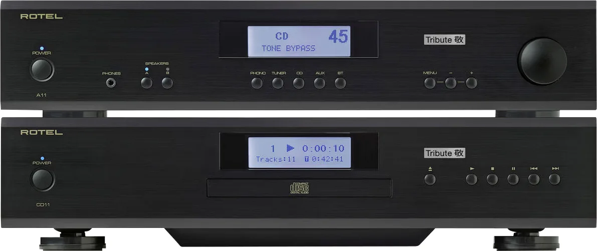 Rotel A11   CD 11 Tribute Edition Noir Amplis hi-fi stéréo