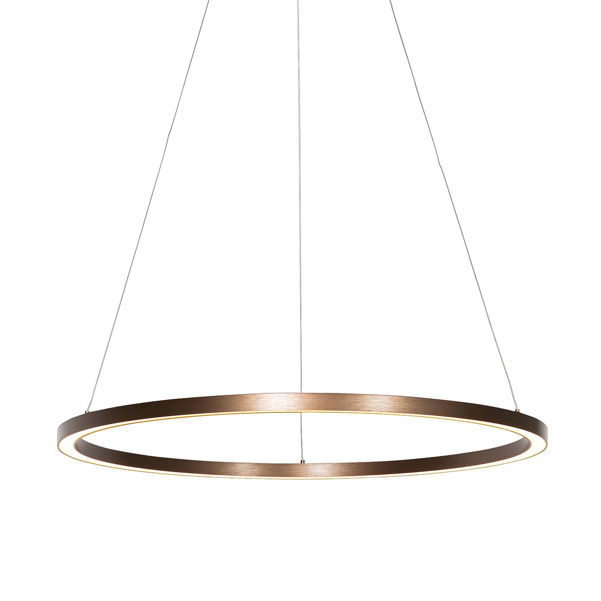 Hanglamp brons 80 cm incl. LED 3-staps dimbaar - Girello