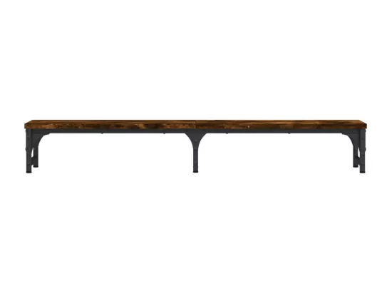 Support de moniteur chêne fumé 105x23x15,5 cm bois d'ingénierie