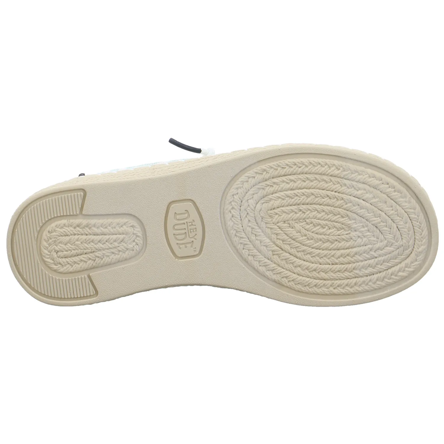 HEY DUDE Sneaker Mint Textil  mit Wechselfussbett